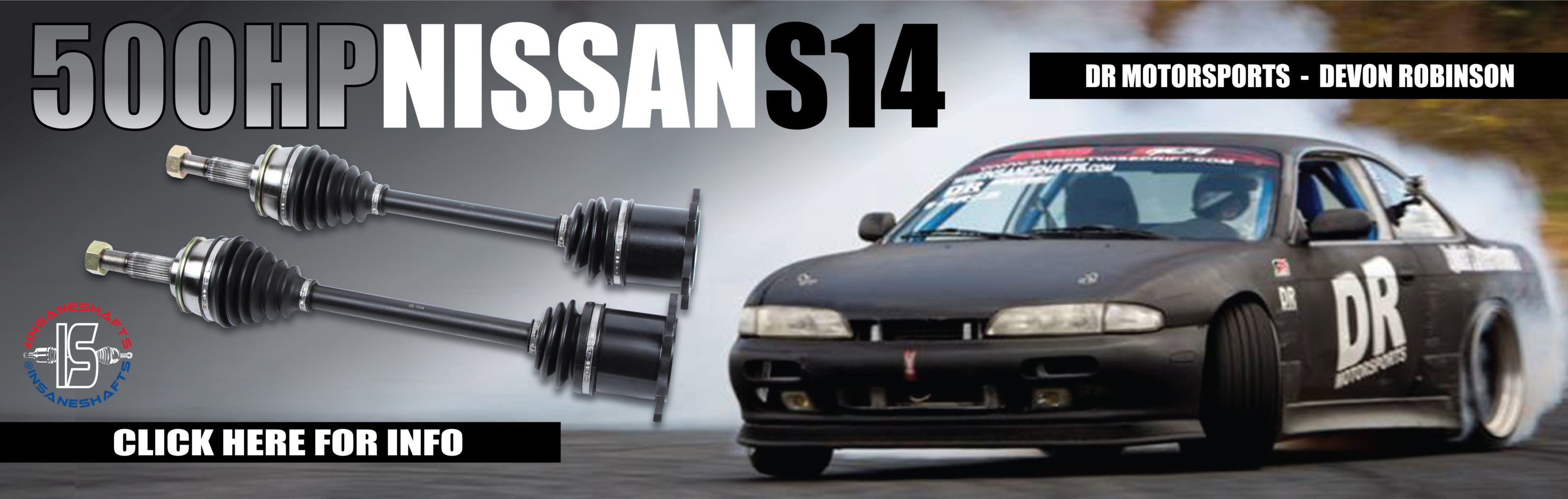 Insane Shafts Race Proven Axles